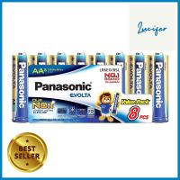 ถ่านอัลคาไลน์ PANASONIC AA EVOLTA แพ็ก 8 ก้อนALKALINE BATTERY PANASONIC AA EVOLTA PACK 8 **มีบริการชำระเงินปลายทาง**