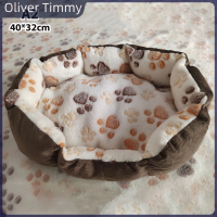 [Oliver Timmy] สัตว์เลี้ยงสุนัขเตียงเสื่อนุ่มตุ๊กตาอุ่นโซฟา kennel Sleep Basket สุนัขขนาดเล็กแมวลูกสุนัข