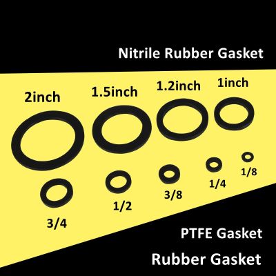Nitrile Rubber Round O Ring Corrosion Oil Resistant Seal Washer PTFE Flat Gasket Ring Seals Joints Gaskets Spacers for Bolt