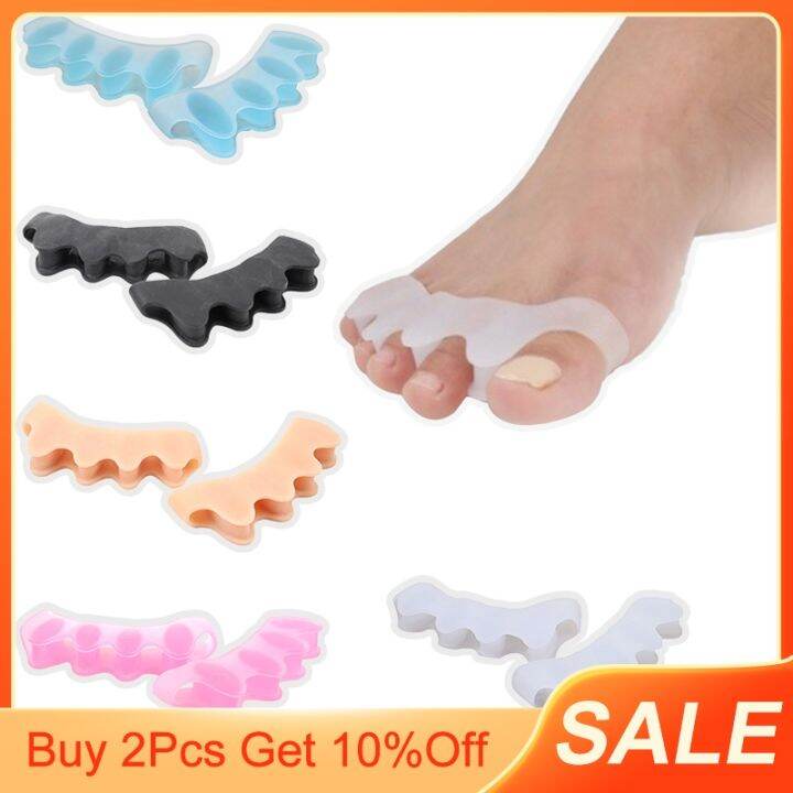2pcs 1pair New Protective Toes Separator Correctors For Dancers Yogis