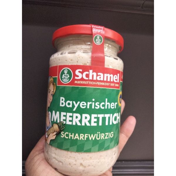 ฟินเวอร์🔹 Schamel Bayerischer Meerrettich ซอสจิ้มเนื้อ ชาเมล 350 กรัม ...
