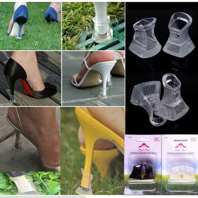 10 Pairs High Heel Protectors Latin Stiletto Dancing Covers Heel Stoppers Antislip Silicone High Heeler For Wedding Favor Soft Shoes Accessories