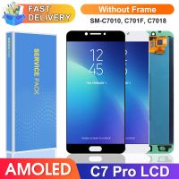 Super AMOLED Screen For Samsung Galaxy C7 Pro Lcd Display Digital Touch Screen Replacement For Samsung C7 Pro C7010 C701F C7018