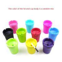 1 Pc Color Random Mini 10.05x7.8cm Mini Auto Car Butt Bucket Cigarette Plastic Smoke Cup Ashtray Ash Holder New 1pc