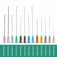 【LZ】✠☃  10 pcs/embalar a micro cânula sem corte descartável da ponta 18g 21g 22g 23g 25g 27g 30g micro cânula sem corte de coreia