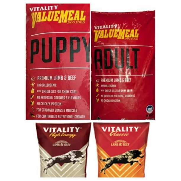 Vitality Dog Food for Adult and Puppy 1kg Repacked Lazada PH