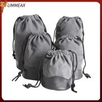 UMMEAX สะดวกสบายๆ อุปกรณ์เสริมกล้อง กล้องดีเอสแอลอาร์ กระเป๋าใส่เลนส์ กระเป๋าสำหรับถ่ายภาพ กระเป๋าใส่กล้อง ถุงหูรูด