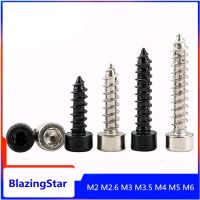 M2 MM6 M3 M3.5 M4 M5 M6 Hex Hexagon Socket Cap Kepala Sekrup Self Tapping 8.8 Grade Hitam/Nikel Zinc Allen Kepala Sekrup untuk Speaker