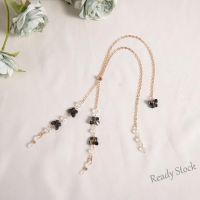 【hot sale】 ✗▣☾ B55 Cute butterfly crystal beaded mask chain / mask extender / multi-purpose hood mask chain mask lanyard