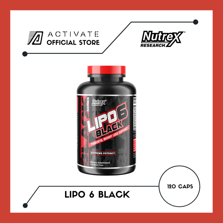 Lipo 6 Black by Nutrex Fat Burner, 120 caps Lazada PH