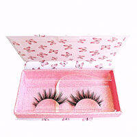 Hot-Selling 3D Series Natural False Eyelashes Chemical Fiber Material Is Soft High-Quality New Butterfly Clamshell Exquisite Box