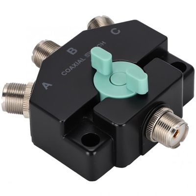 1 Piece CO-301 Wideband Coax Switch Heavy Duty M-J Manual Aerial Short-Wave Base Adapter for Diamond