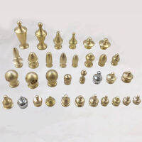 2pcs M6*39mm wall lamp brass nut 12mm outer diameter decorate muff screw shaved head nuts muffs screws bolts nails