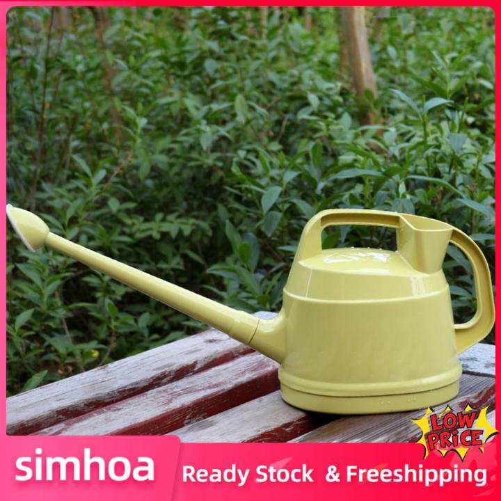 simhoa-กระป๋องรดน้ำดอกไม้ความจุมากกระถางรดน้ำสำหรับสวนกลางแจ้งบ้านไร่
