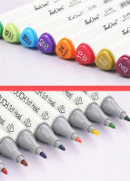 Paint Marker ปากกามาร์คเกอร์ 2 หัว เน้นข้อความได้ ปากกาเมจิก Paint-Marker-Set24 สีใช้ระบาย