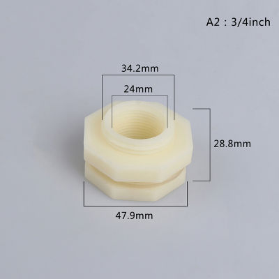 💖【Lowest price】MH ABS 1/2 "3/4" 1 "Thread Water TANK Connector ท่อติดตั้งสำหรับตู้ปลาปลา