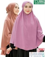 Jilbab Instan Khimar Bergo Non Pet Tali 80X110จัมโบ้เพชร-Kerudung Wanita/- Hijab Muslimah - Khimar Kerudung Himab Jilbab Instan