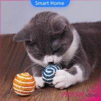 ลูกบอลพันด้วยเชือก ของเล่นแมว ฝนกรงเล็บ พร้อมส่งคละสี Cat toy ball