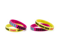 Zumba Dance Bold Rubber Bracelet  (กำไลยางออกกำลังกายซุมบ้า)