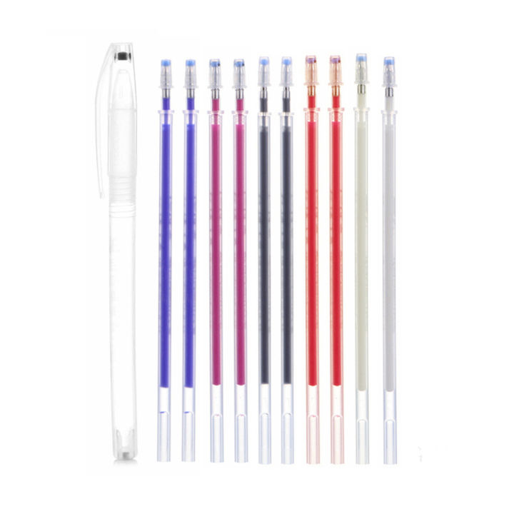 pexels-สูงอุณหภูมิความร้อนปากกาลบ-10pcs-เติมปากกาเขียนผ้าเครื่องมือตัดเย็บ