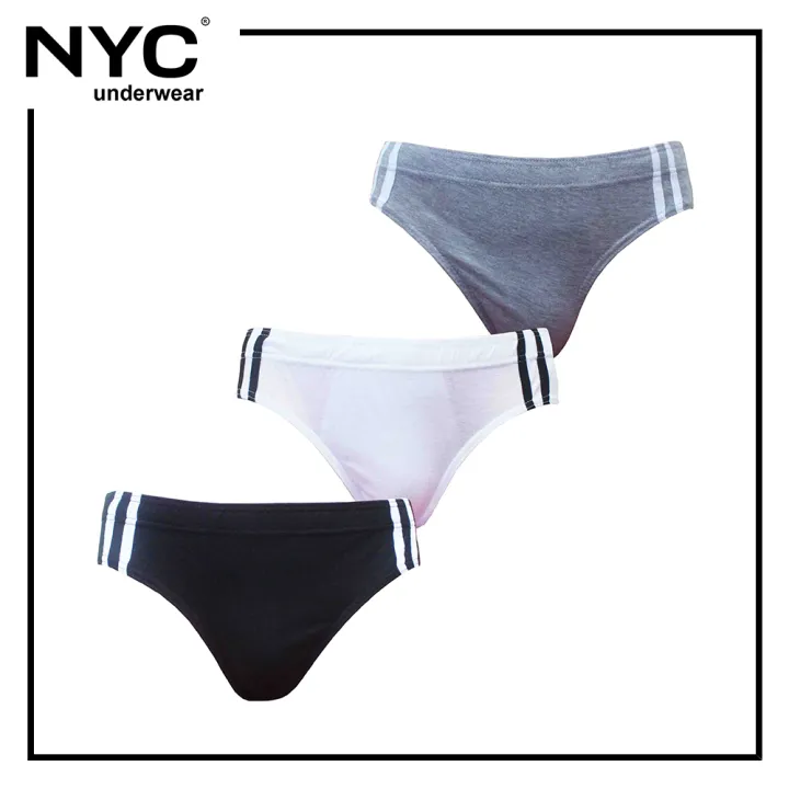 NYC Outside Garter Brief - Assorted (3 in 1) N-100 | Lazada PH