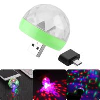 【Worth-Buy】 ไฟ Led ไฟปาร์ตี้มินิ Usb ขนาดเล็กไฟดิสโก้คริสตัลแบบพกพาสำหรับปาร์ตี้บ้านคาราโอเกะของตกแต่งไฟดิสโก้ Led เวทีที่มีสีสัน