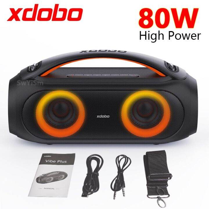 XDOBO 80W Vibe Plus High Power Bluetooth Speaker Portable Waterproof