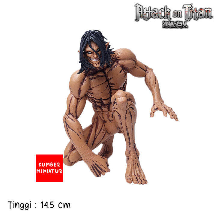 Action Figure Attack on Yeager Tactics Eren Yeager Plus Box Lazada