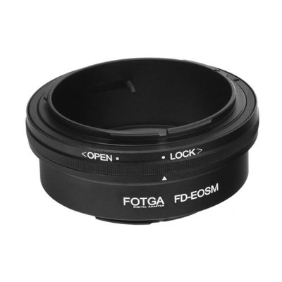 Fotga Adapter Ring Infinity Focus for Canon EF-EOS M M2 M3 Mirrorless Cameras to FD Mount Lens