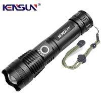 2023﹍ High Power 4-Core XHP50 LED Flashlight Type-C Rechargeable Torch Zoom Hand Lantern 18650 For Camping Outdoor Emergency Use