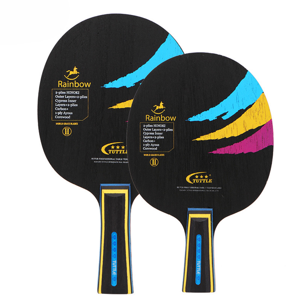 Decent Long handle Ping Pong Paddle Table Tennis Racket Bat Blade Shakehand 