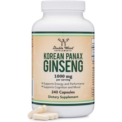 Double Wood Korean Panax Ginseng 1000 mg. 240 caps