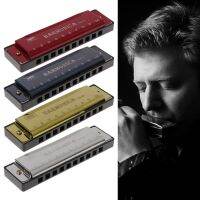 Harmonica 10หลุม Harp 20 C Tone Diatonic Harp Key C Blues Jazz Band ปากออร์แกน Harp Early Education เด็กเพลง Sense การฝึกอบรม