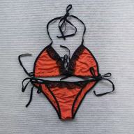 Đồ Bơi Nữ Bikini Đồ Bơi Ba Điểm Gợi Cảm Dây Tam Giác Xẻ Tà Eo Thấp Khu thumbnail