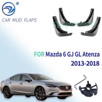 บังโคลนรถด้านหลังด้านหน้าสำหรับ Mazda 6 GJ GL Atenza 2013-2018 2019อุปกรณ์เสริมรถยนต์บังโคลนบังโคลนบังโคลนแผ่นกันโคลนล้อรถยนต์