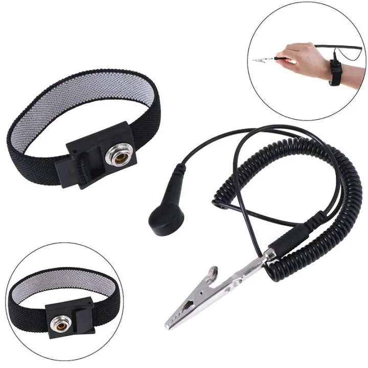 Adjustable antistatic esd strap antistatic grounding bracelet wrist
