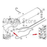 CAR nut Housing nut bm wE53 X5 3.0D M57 E53 X5 3.0D M57N E53 X5 4.4I M62 Engine exhaust pipe fixing bracket Snap screw gasket