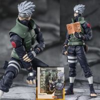 รูปอนิเมะคาคาชินารูโตะ SHF Hatake Shippūden Kakashi 2.0พระเอกของ Sharingan ตุ๊กตาขยับแขนขาได้ของเล่นของขวัญวันเกิดตุ๊กตาโมเดล