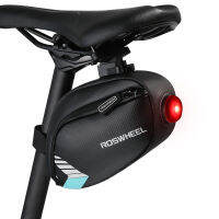 ROSWHEEL Bicycle Saddle Bag Seat Post Storage Tail Pouch Cycling MTB Road Bike Rear Pannier Back Package Bycicle Bolsa