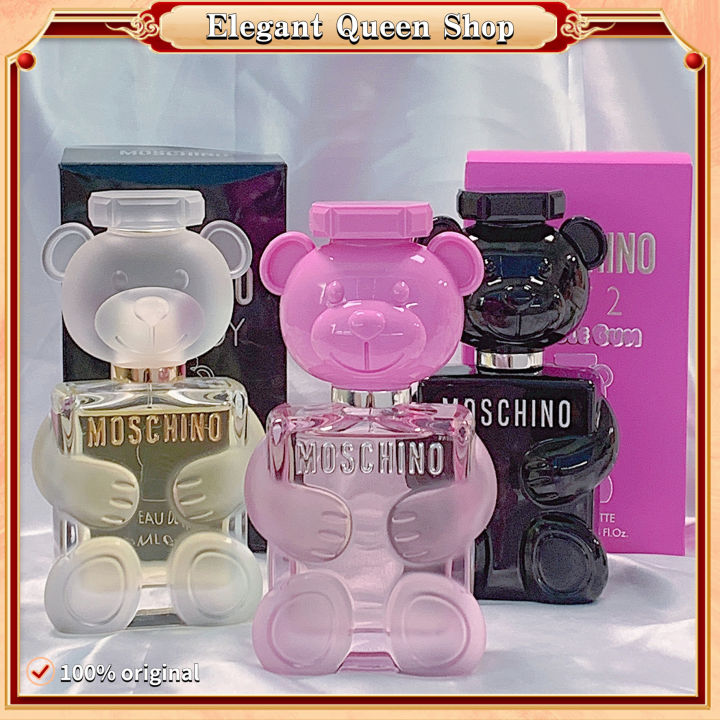 【100% ORIGINAL】Original Moschino Teddy Bear Eau de Toilette Gold ...