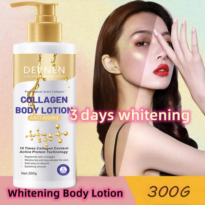 Collagen Whitening Body Lotion Anti- aging Moisturizing Improve Dark ...