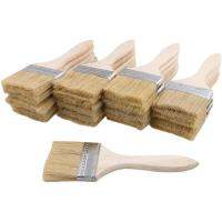 24Pcs Paint Brushes 70mm Chip Paint and Varnish Brush Perfect for Wall and Wood Painting Stains Glues Cups  Mugs Saucers