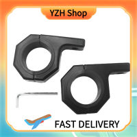 YZH Shop 2ชิ้นไฟทรงแส้ UTV สำหรับติด1.5 "/2" ราวหลังคาอะลูมินัมอัลลอยแถบแสงวงเล็บยึด