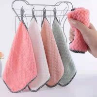 Thicken Table Cleaning Cloth Hot Kitchen Dish towels Dish Cloth Easy Washing Kitchen Rag Oil-Proof Absorbent Scouring Pad