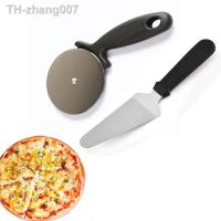 Pizza Tools Big Roller Stainless Steel Pizza Cutter Triangle Pizza Shovel Cookie Cake Roller Wheel Scissor Knife Baking Supplies