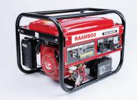 เครื่องปั่นไฟเบนซิน RAAMBOO รุ่น RB 4500E กำลังเครื่องยนต์ 4 จังหวะ 7 แรงม้า สตาร์ทกุญแจ กำลังไฟสูงสุด 3.5 kW