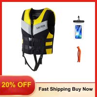 New Adult Life Jacket Neoprene Safety Life Vest Kayak Surf Wakeboard Fishing Raft Boat Swimming Rescuevest Drifting