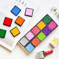 20 Colors Craft Ink Stamp Pads Pigment Inkpad for DIY Craft Scrapbooking Finger Paint Ink Pad Set