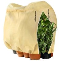 Plant Frost Protection Covers, Garden Frost Protection Covers for Plant with Zipper and Drawstring, Protection Covers