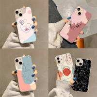 WE-29 abstract body art อ่อนนุ่ม TPU เคสโทรศัพท์ หรับ Samsung Galaxy A11 A71 A32 A52S M02 A12 A22 M21 M30S M31 M30 M02S A72 F02S A02S A10 A10S A42 A01 A51 A21S M51 A52 A02 โปร่งใส ปก